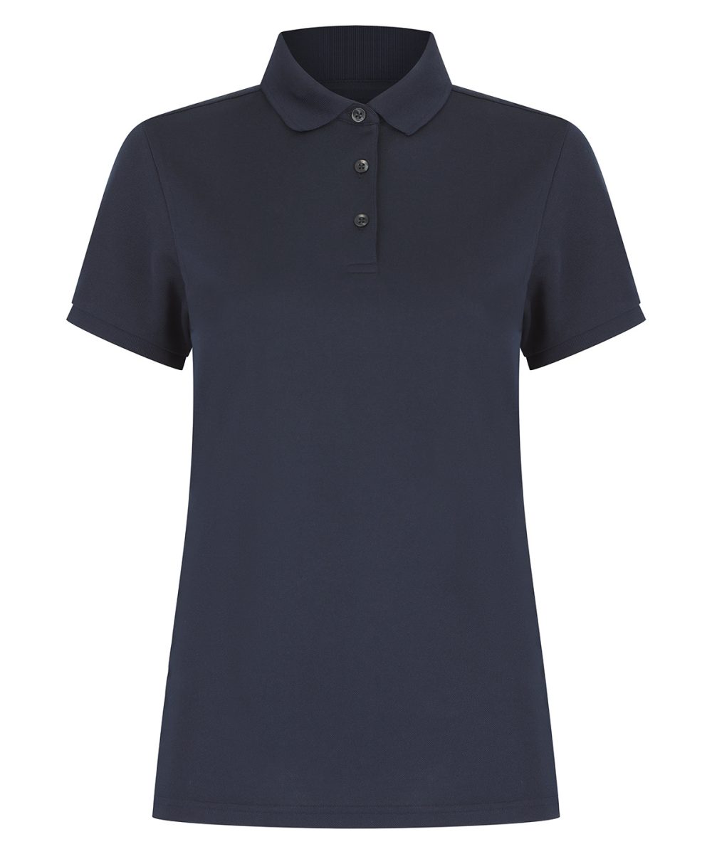 Navy Women’s recycled polyester polo shirt