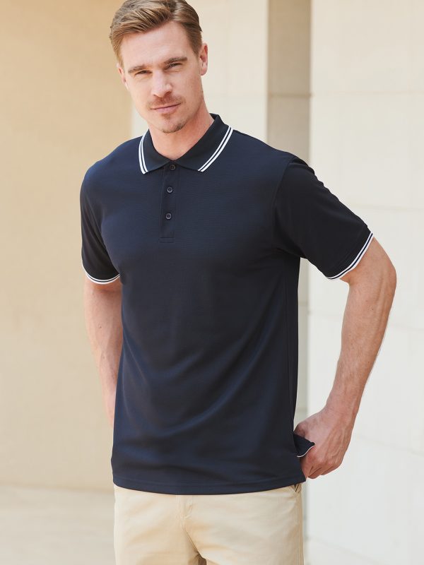 Double tipped Coolplus® polo shirt