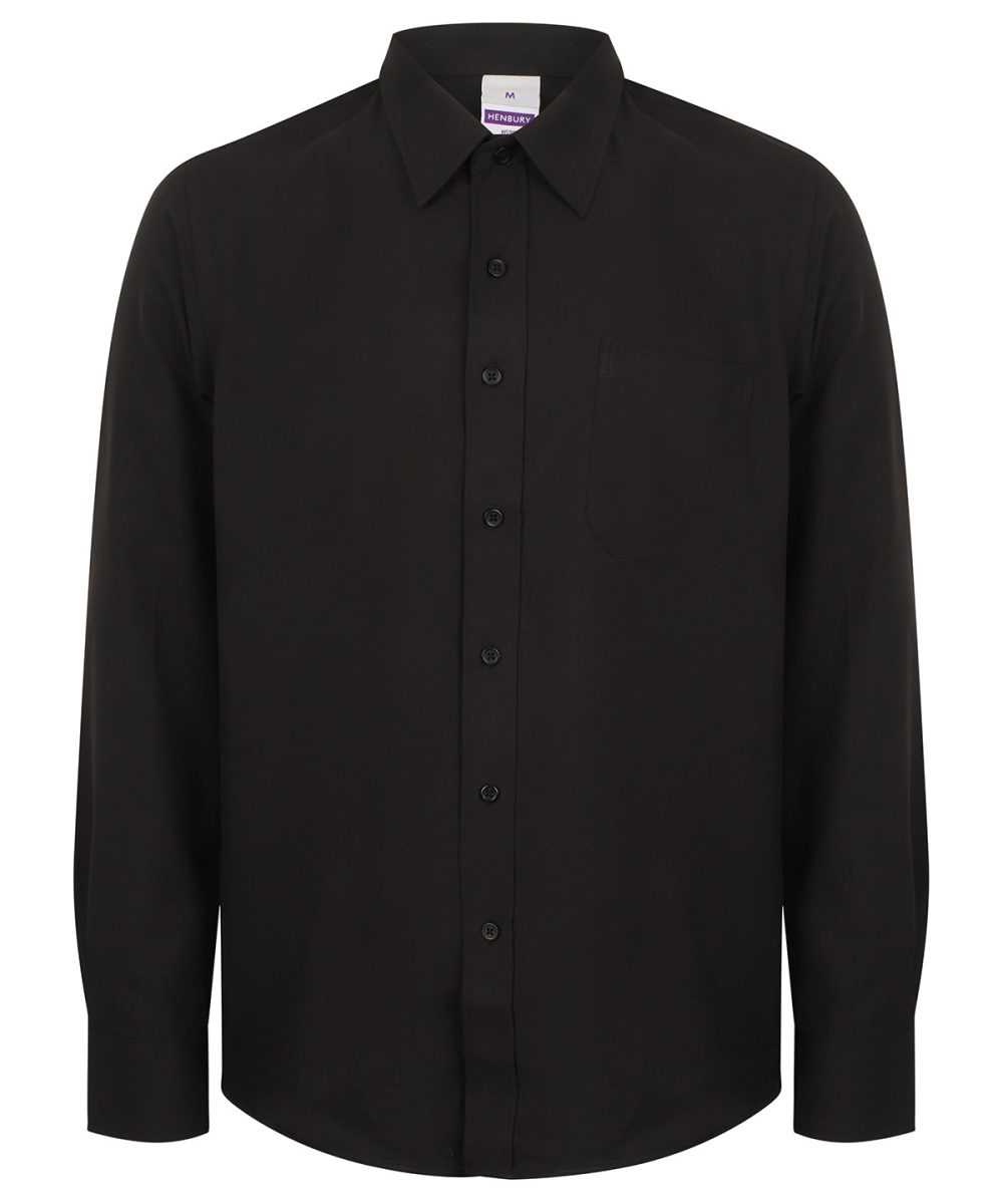 Black Wicking antibacterial long sleeve shirt