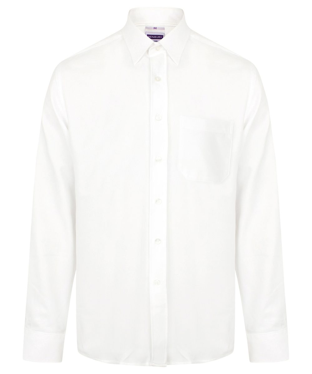 White Wicking antibacterial long sleeve shirt