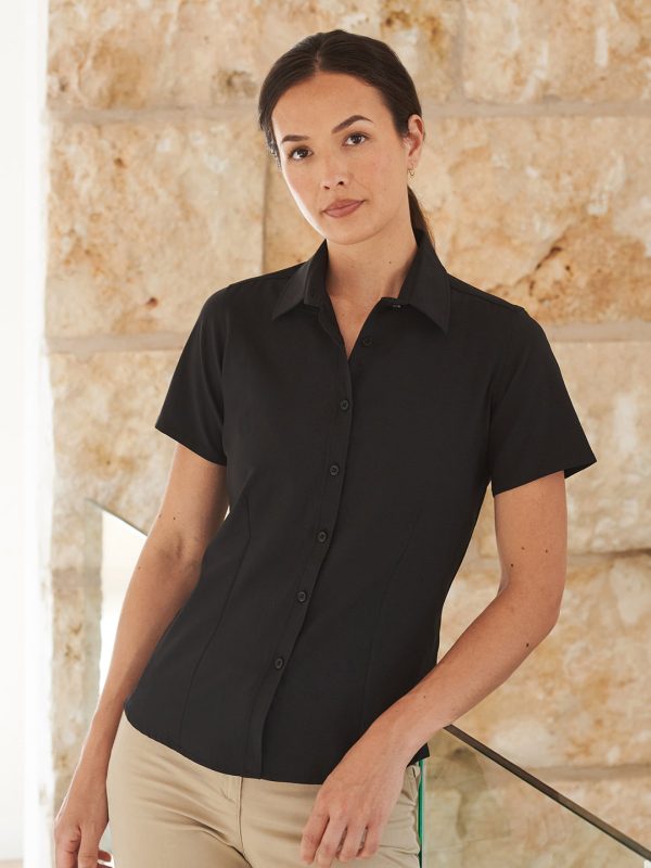 Women's wicking antibacterial short sleeve shirt