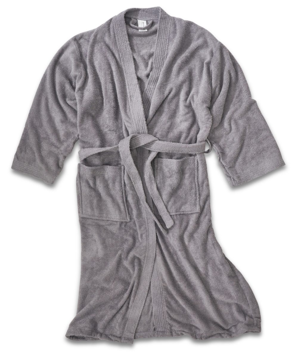 Grey Bamboo kimono robe