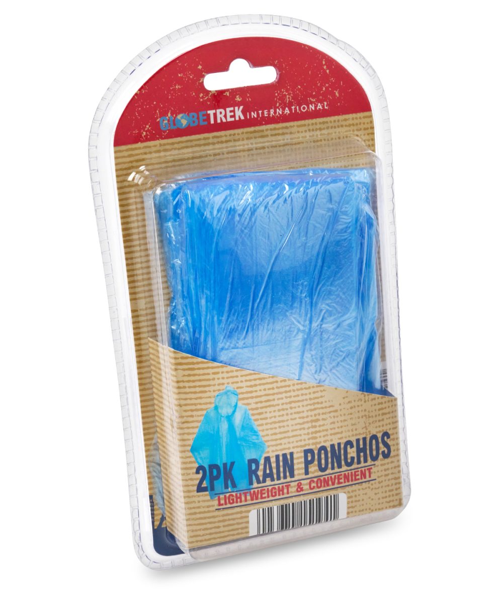 Blue Rain ponchos (2-pack)