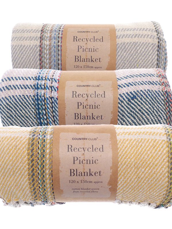 Recycled picnic blanket