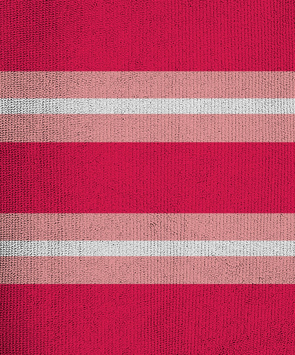 Pink Stripe Cotton changing robe