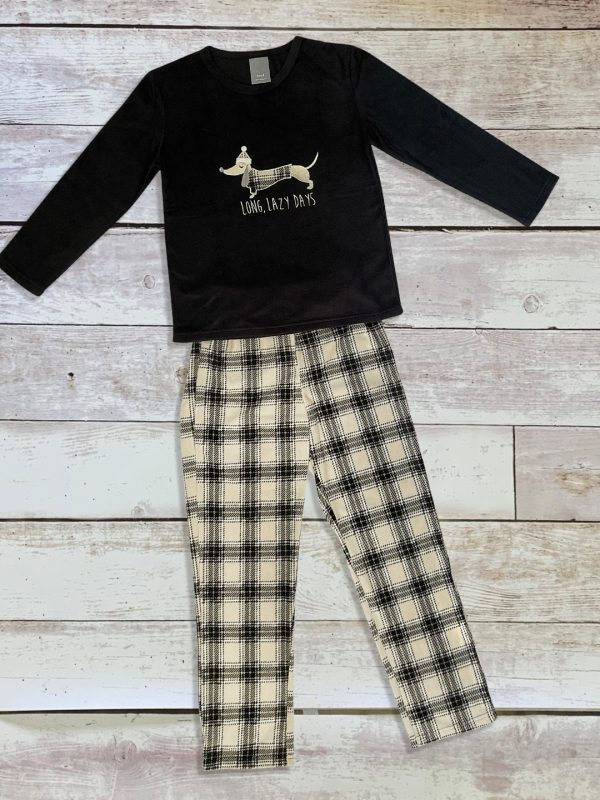 Dachshund Dog Appliqué pyjamas