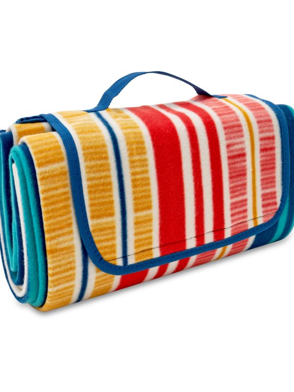 Textured Stripe Beach mat