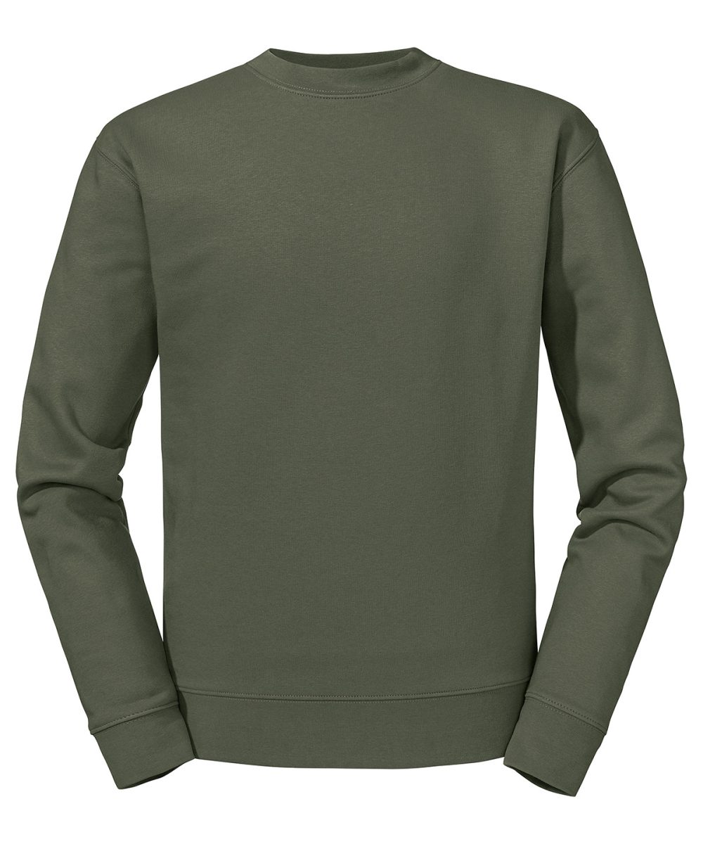 Olive Set-in sleeve sweatshirt