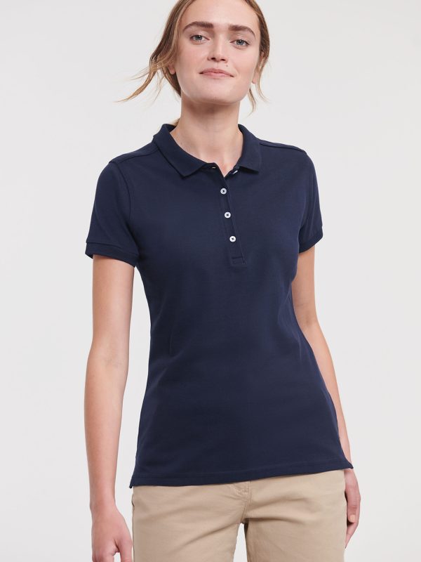 Women's stretch polo