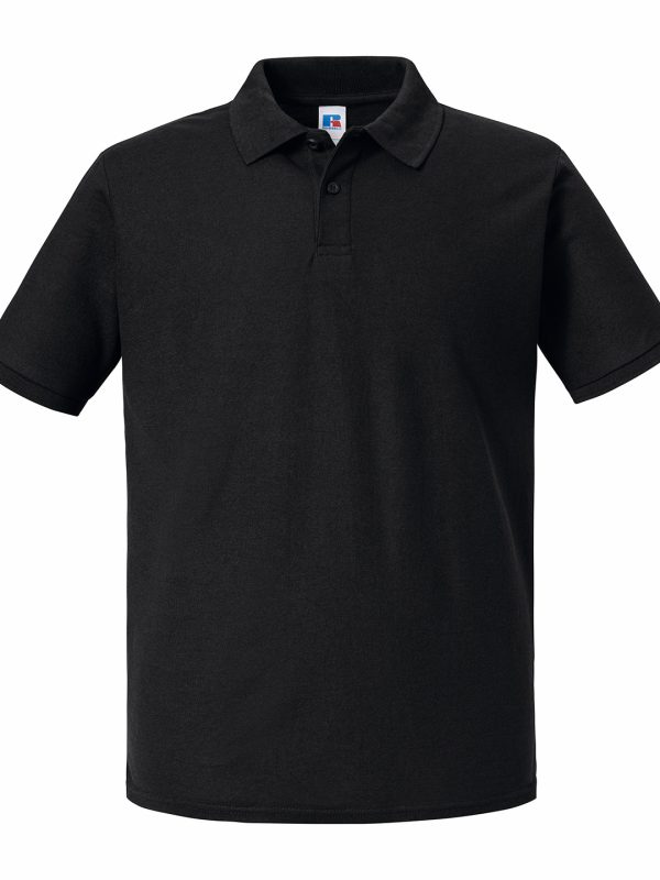 Black Authentic eco polo