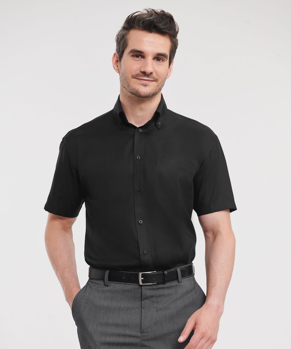 Short sleeve ultimate non-iron shirt