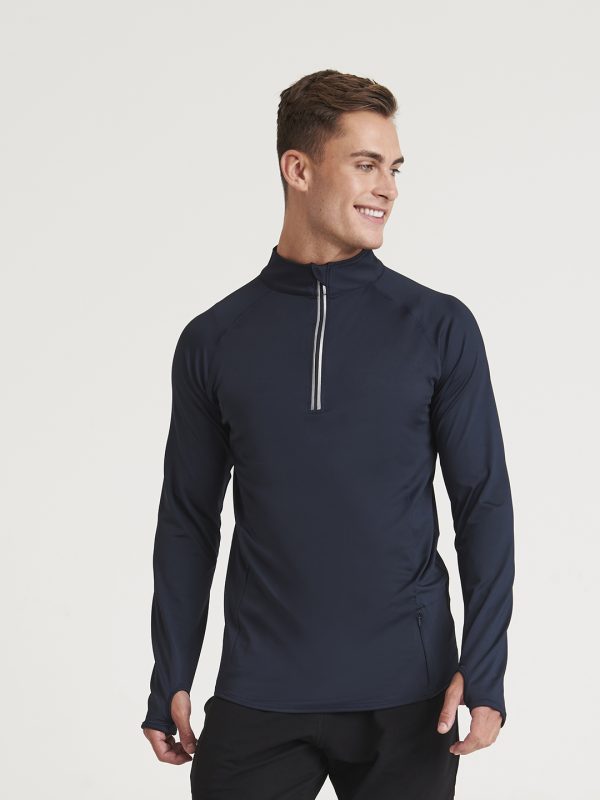 Cool Flex long half-zip top