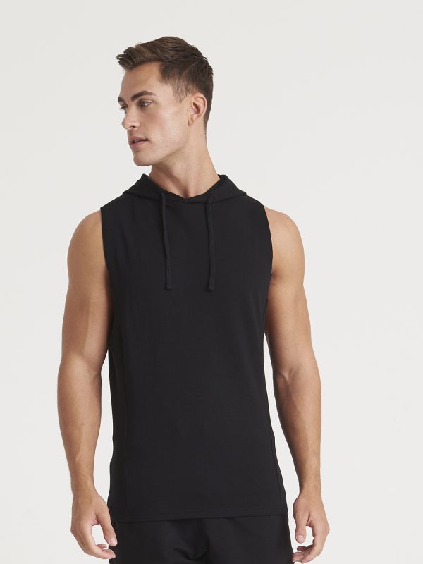 Urban sleeveless muscle hoodie