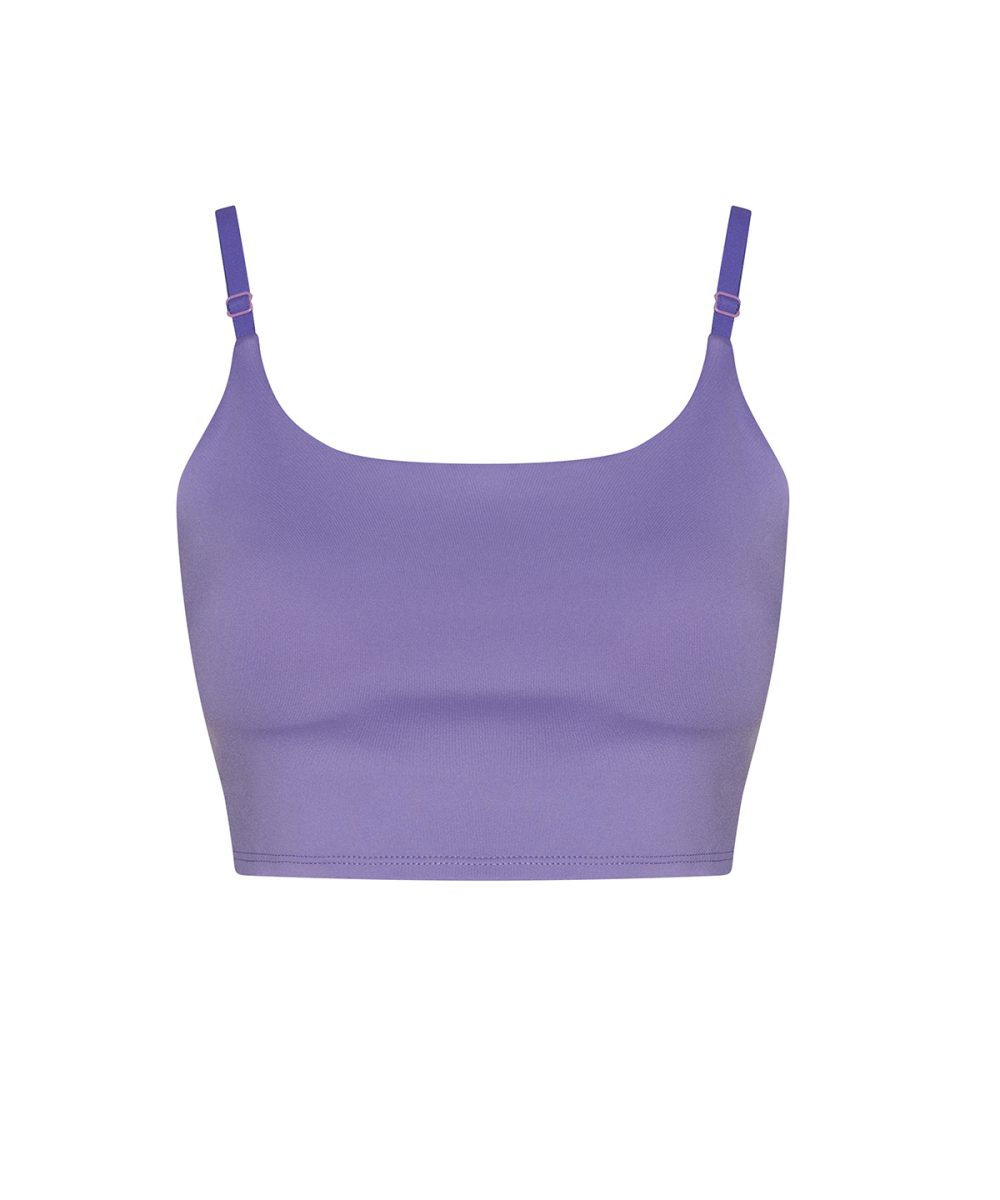 Digital Lavender Women’s recycled tech sports bra