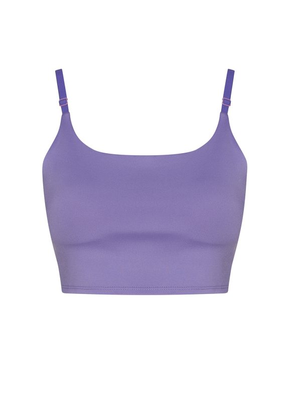 Digital Lavender Women’s recycled tech sports bra