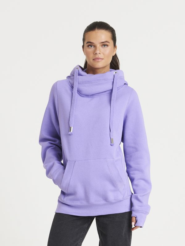 Cross neck hoodie