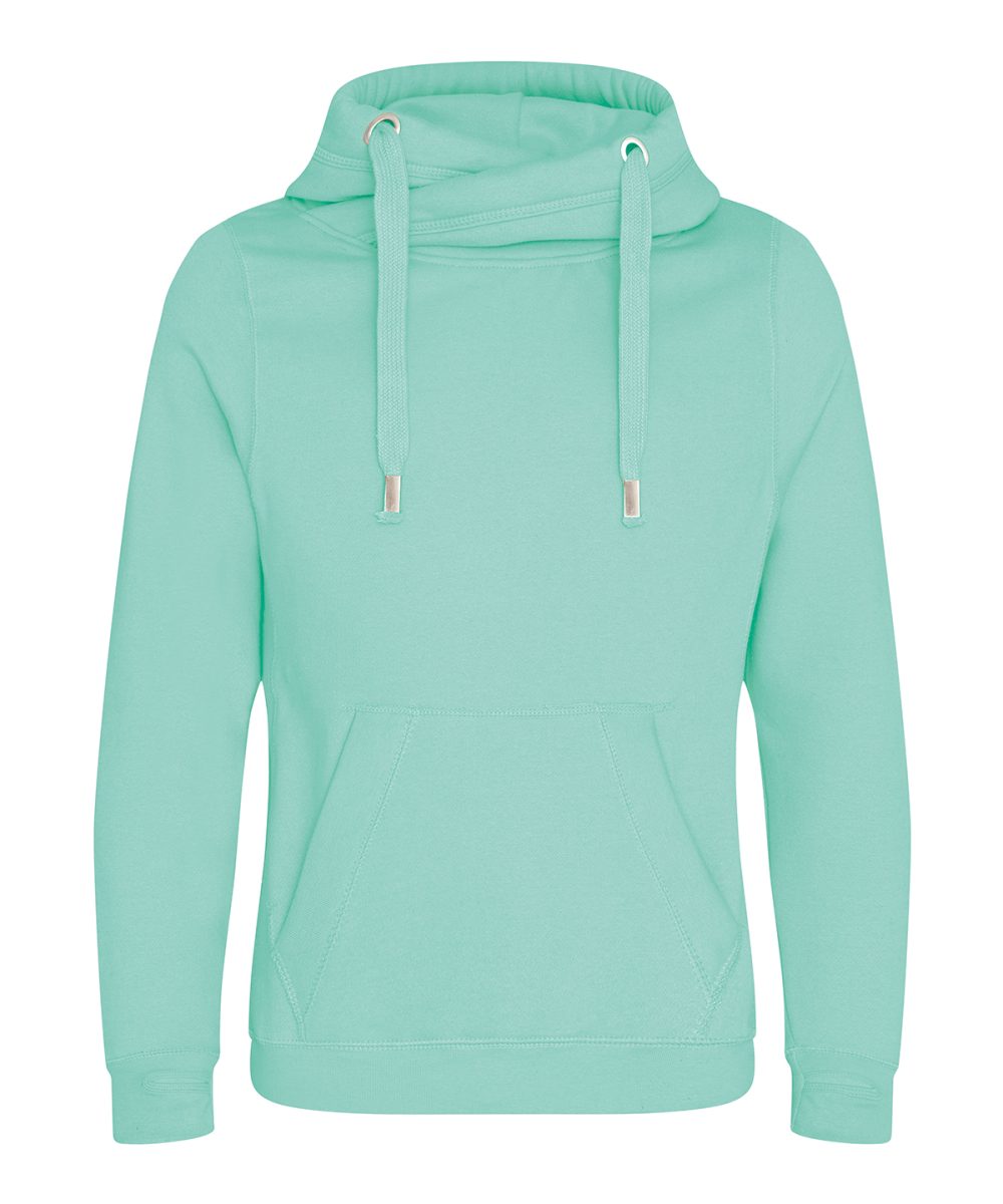 Peppermint Cross neck hoodie