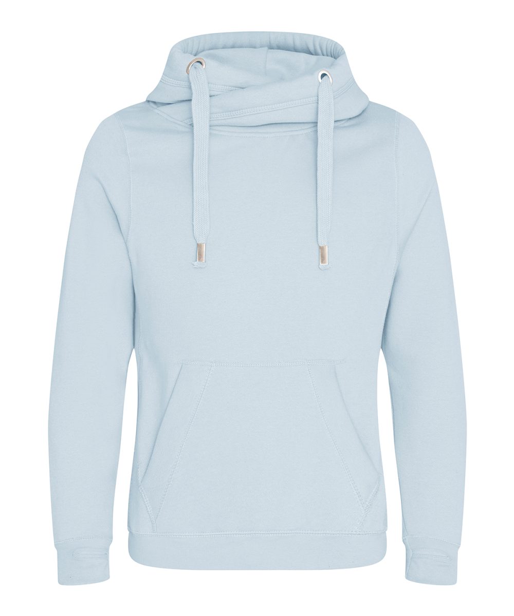 Sky Blue Cross neck hoodie