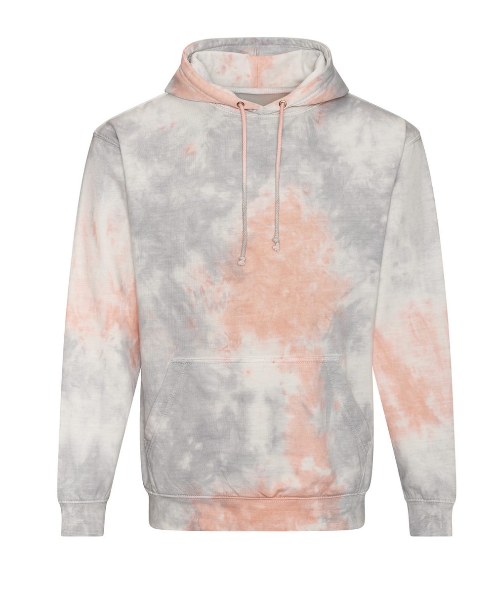 Grey Pink Marble Tie dye hoodie