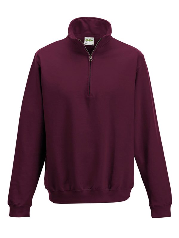 Burgundy Sophomore ¼ zip sweatshirt