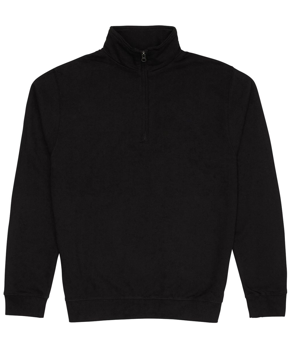 Deep Black Sophomore ¼ zip sweatshirt