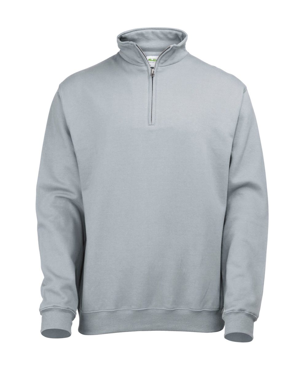 Heather Grey Sophomore ¼ zip sweatshirt