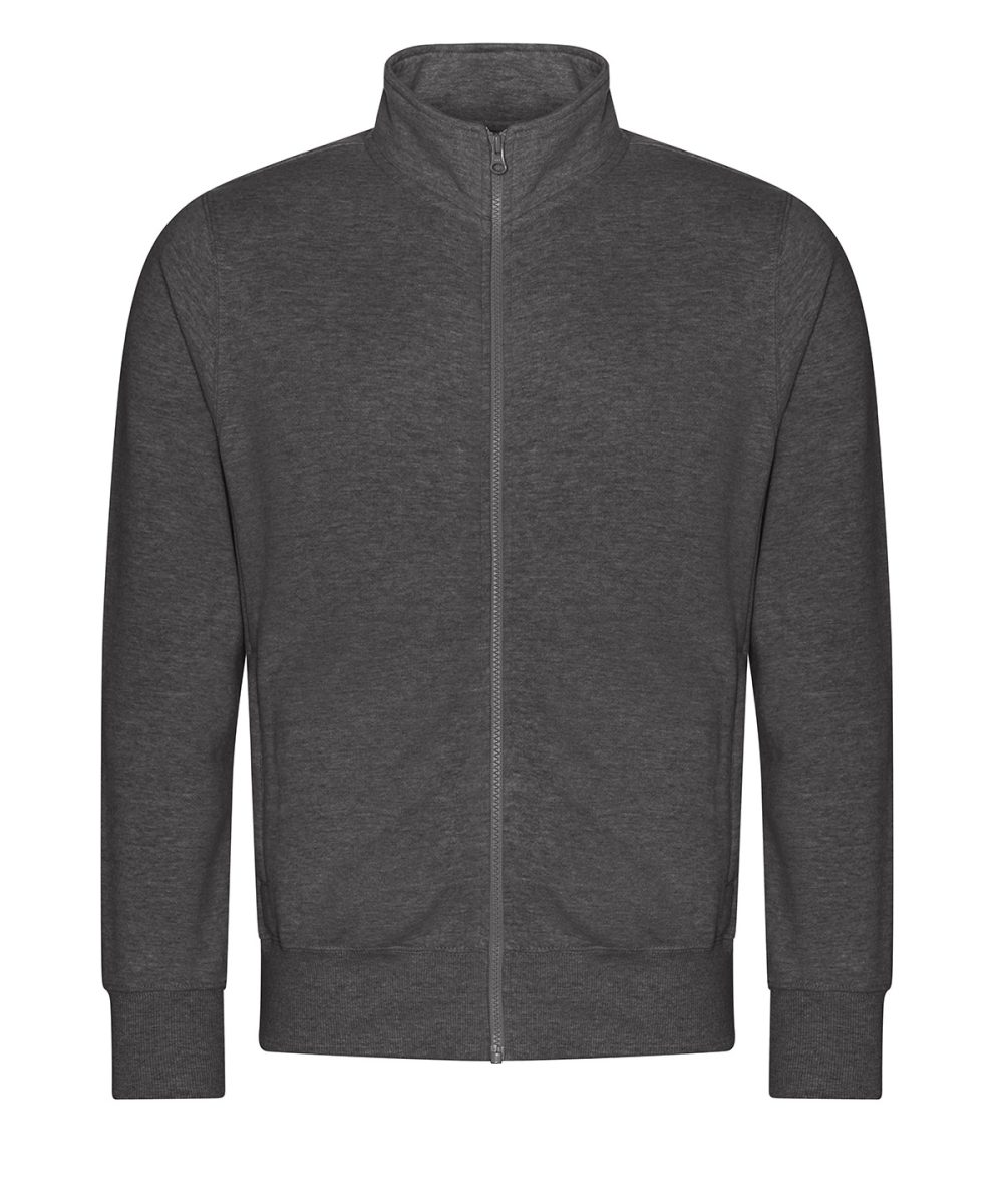 Charcoal Campus full-zip sweatshirt