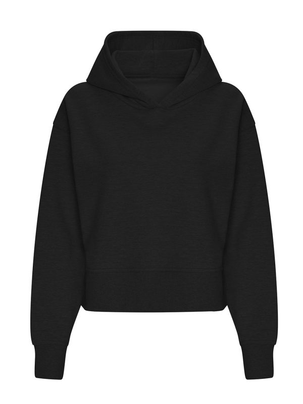 Deep Black Women’s relaxed hoodie