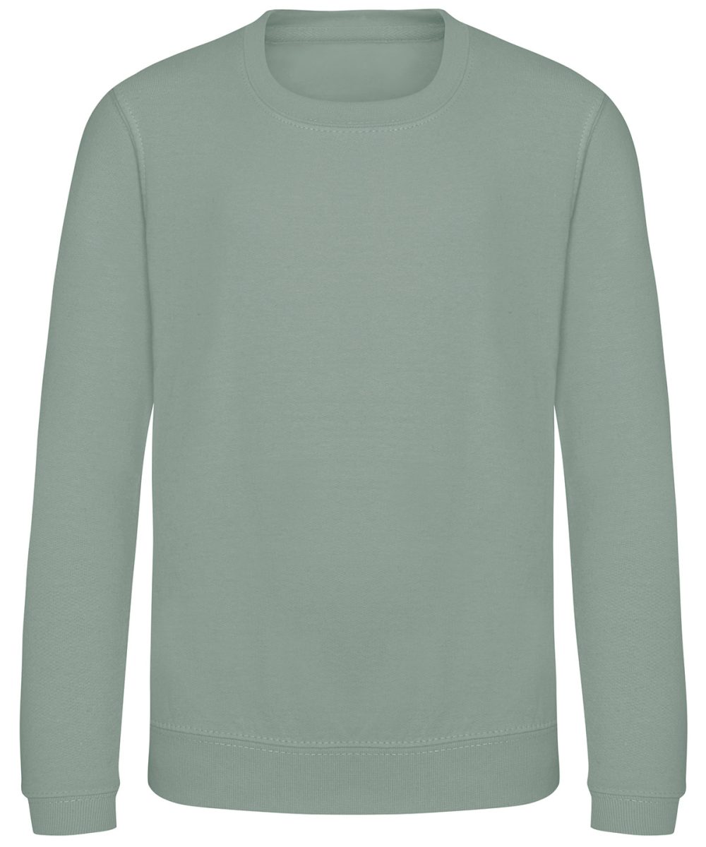 Dusty Green Kids AWDis sweatshirt