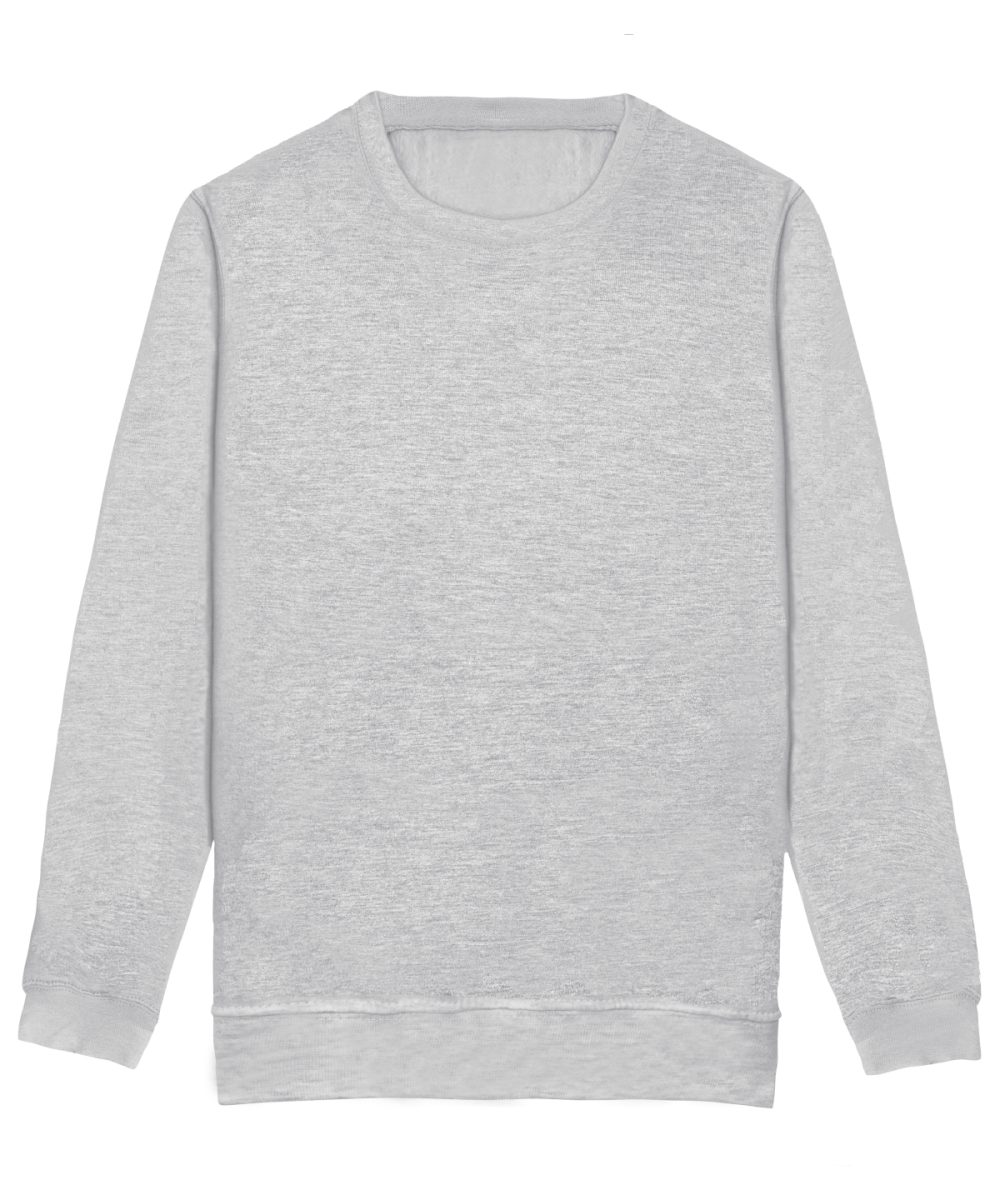 Heather Grey Kids AWDis sweatshirt