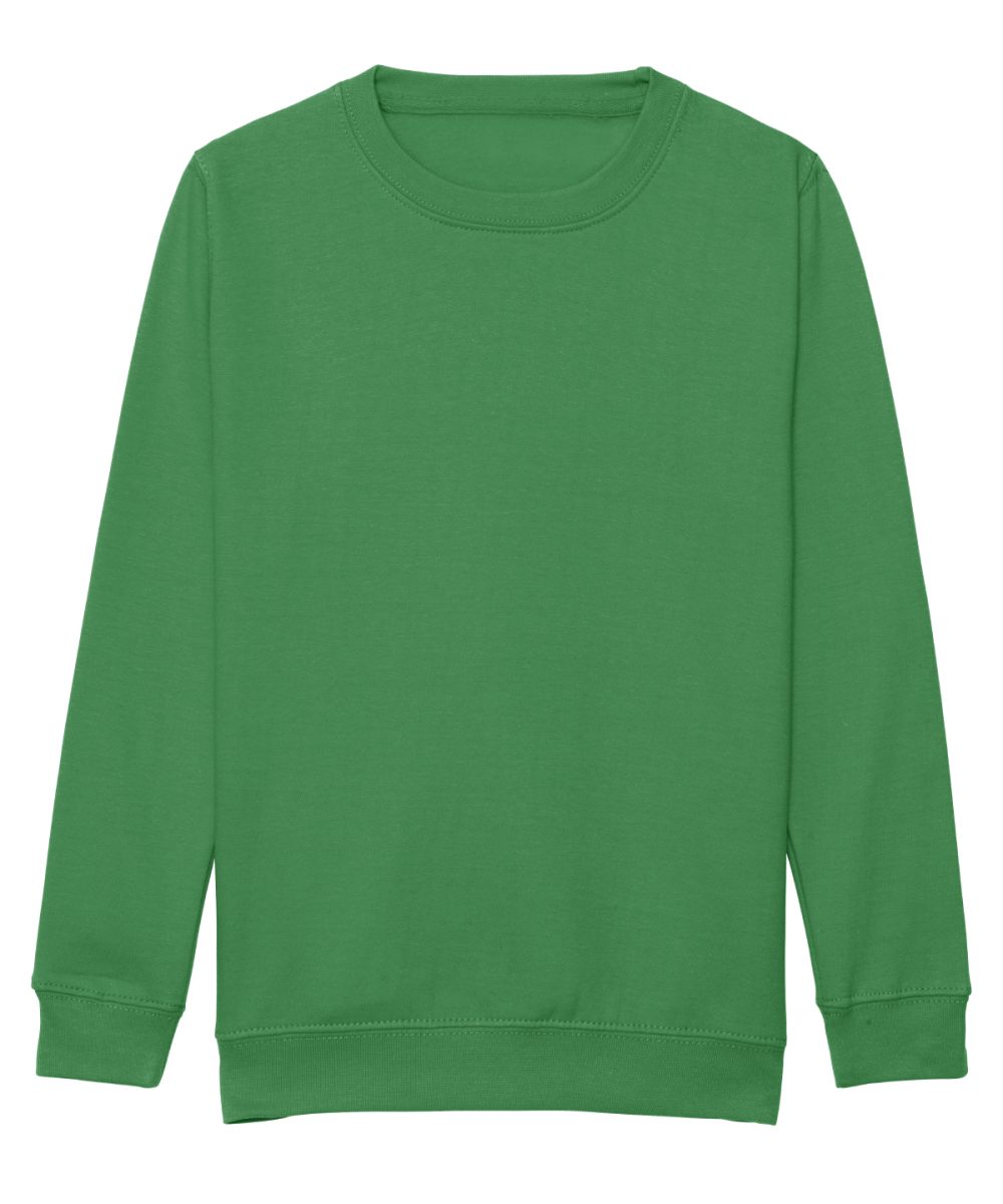 Kelly Green Kids AWDis sweatshirt