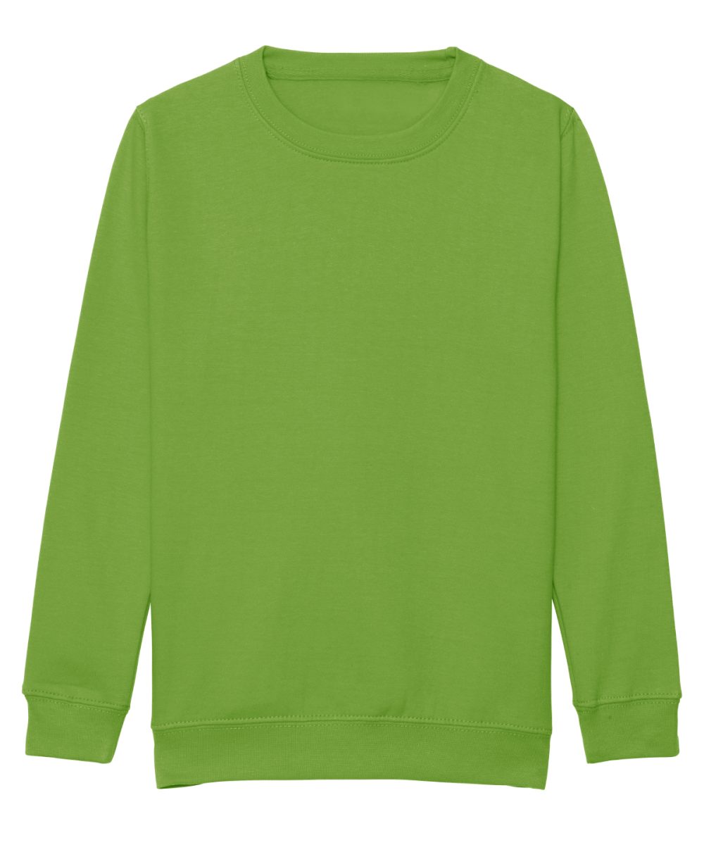 Lime Green Kids AWDis sweatshirt