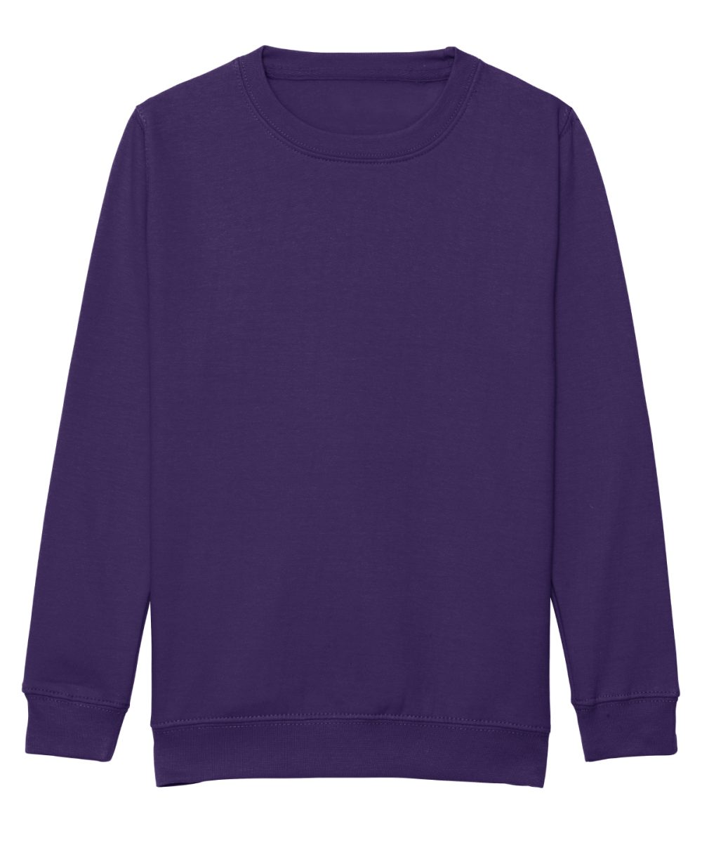 Purple Kids AWDis sweatshirt