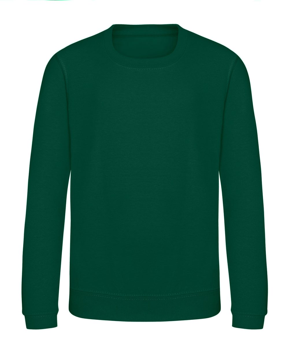 Rainforest Green Kids AWDis sweatshirt