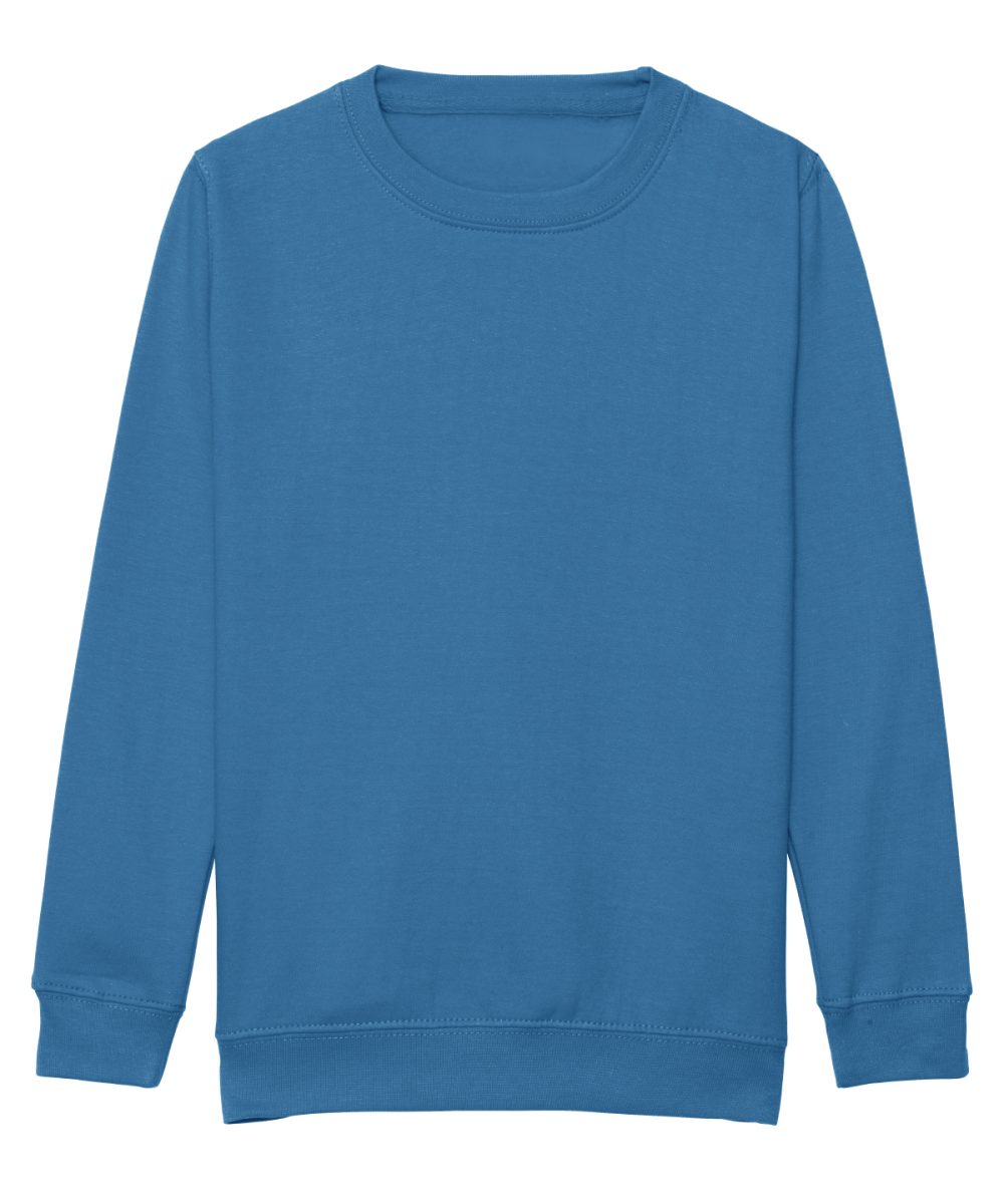 Sapphire Blue Kids AWDis sweatshirt