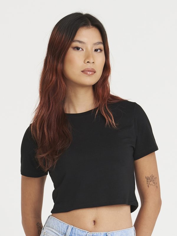 Women's triblend cropped T