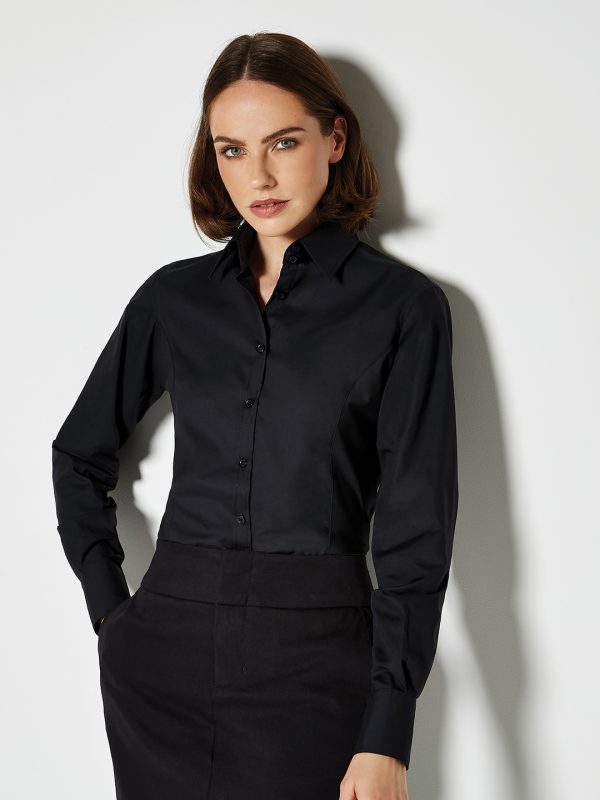 Business blouse long-sleeved (tailored fit)