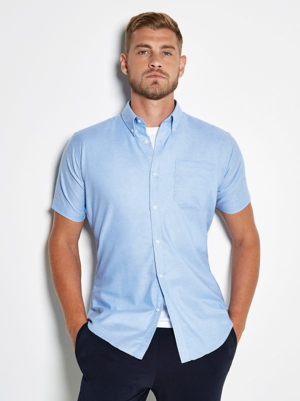 Slim fit workwear Oxford shirt short sleeve