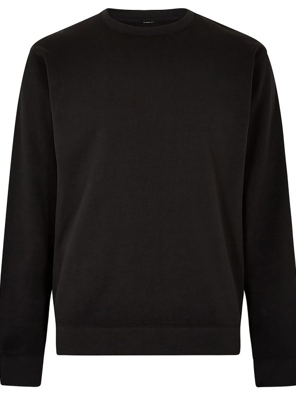 Black Regular fit sweatshirt