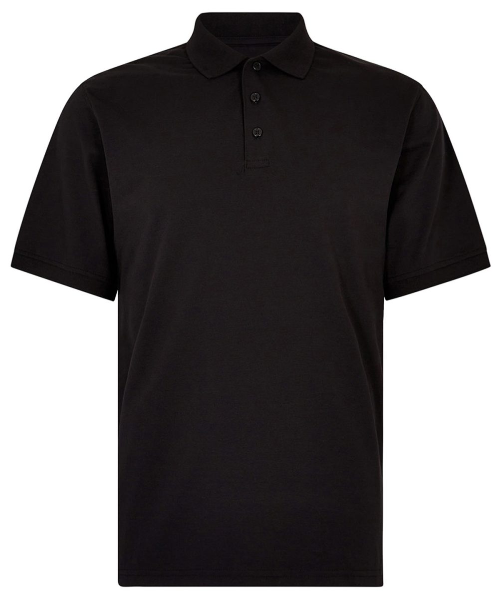 Black Regular fit Superwash® 60° Jersey polo