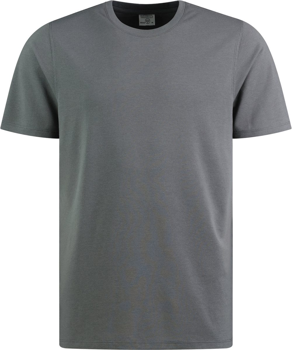 Charcoal Superwash® 60° piqué tee (regular fit)