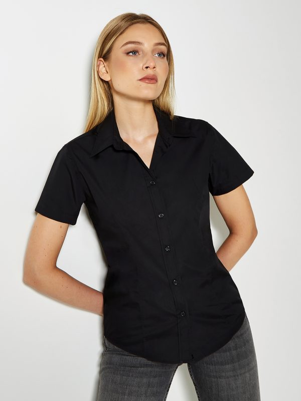 Women's workforce blouse short-sleeved (classic fit)