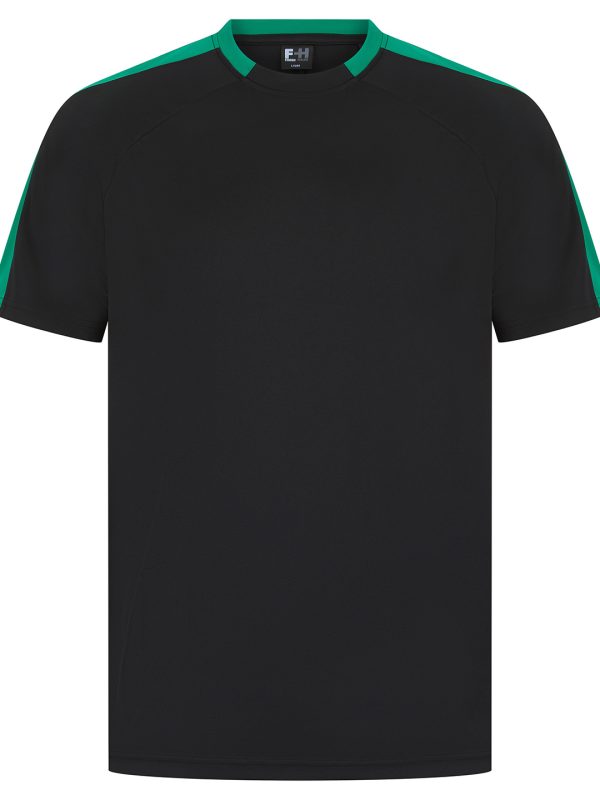 Black/Emerald Unisex team t-shirt