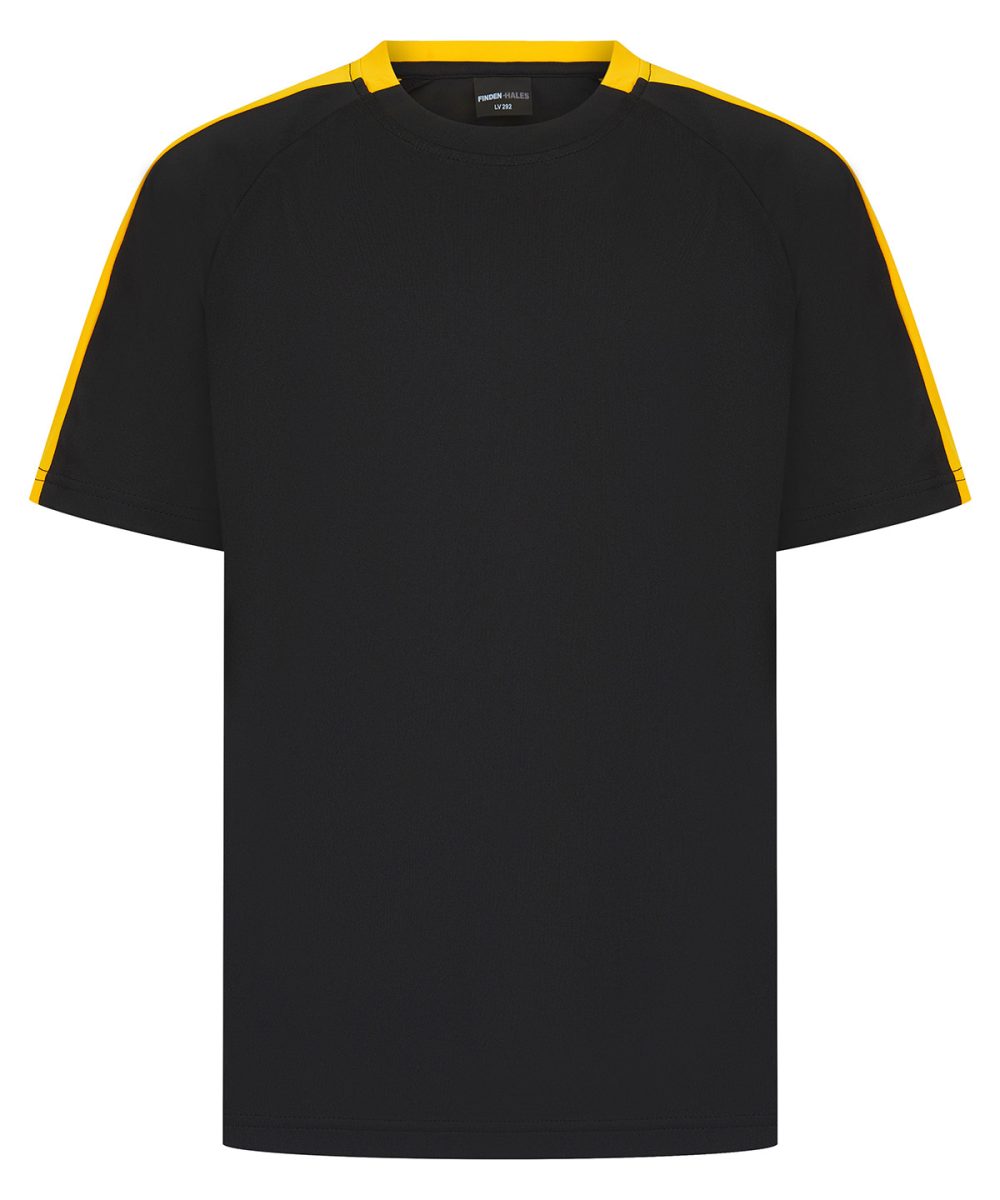 Black/Gold Kids team t-shirt