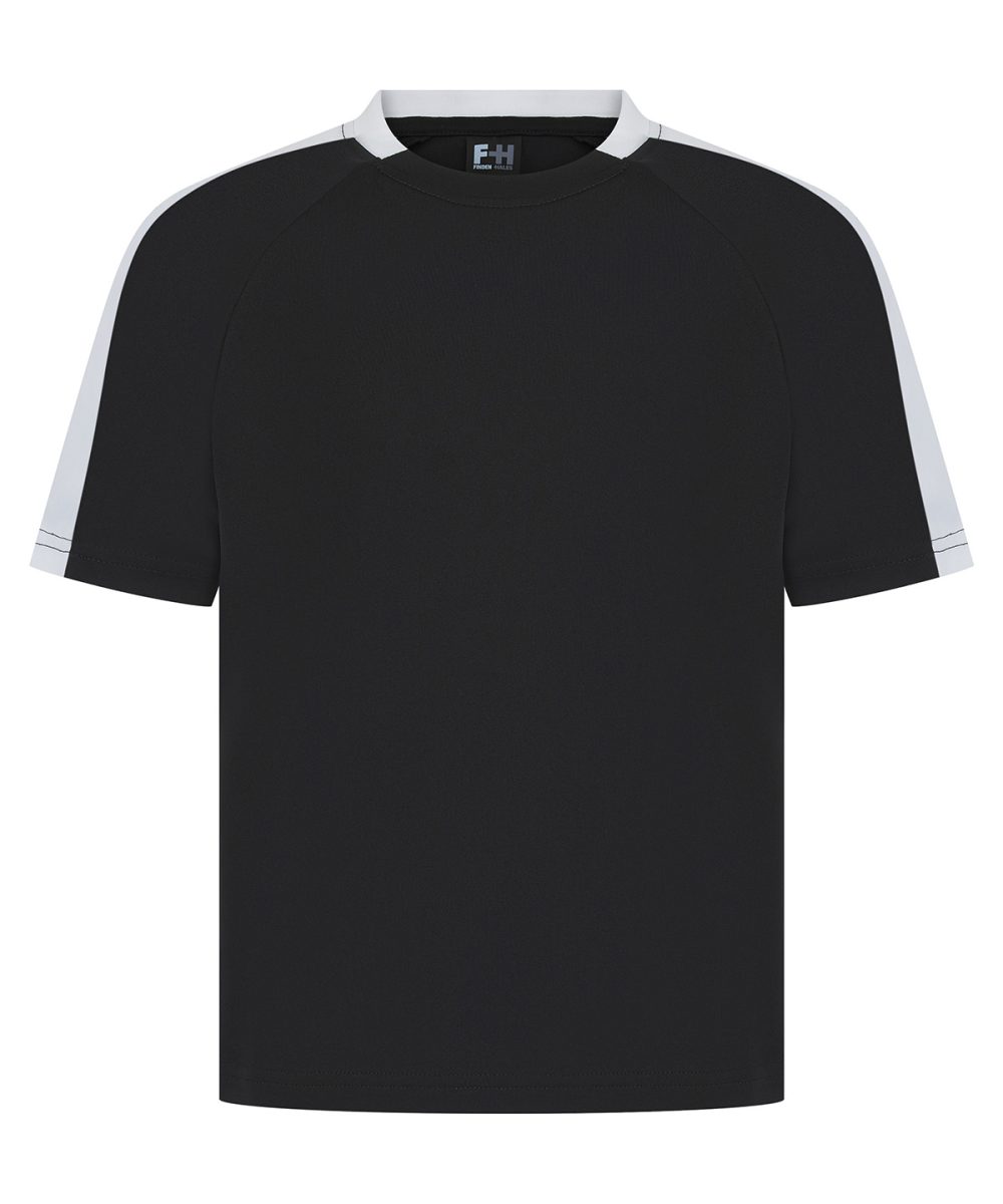 Black/White Kids team t-shirt