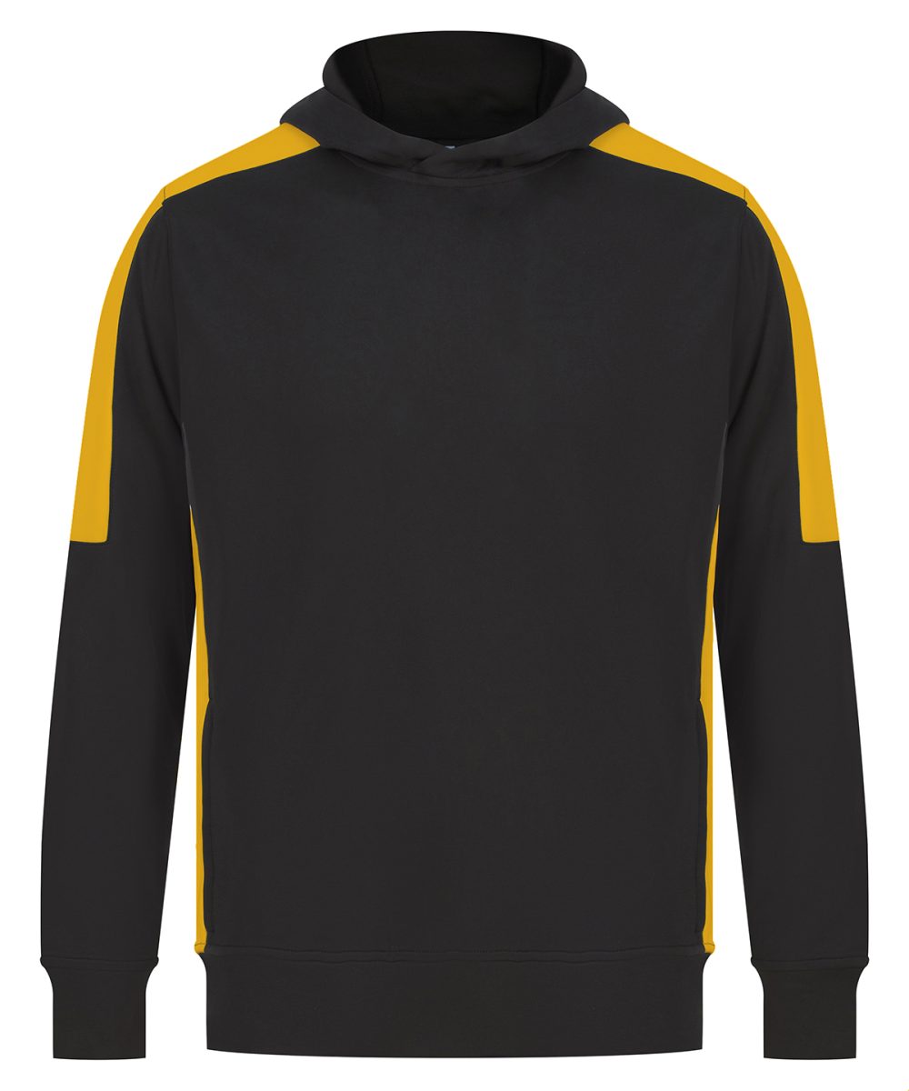 Black/Gold Adults’ team hoodie