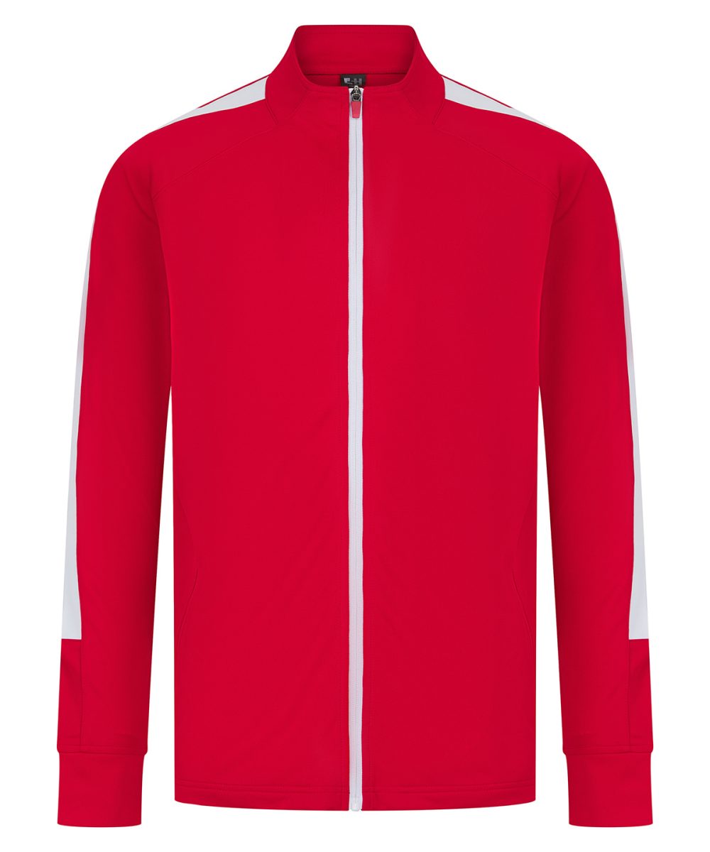 Red/White Knitted tracksuit top