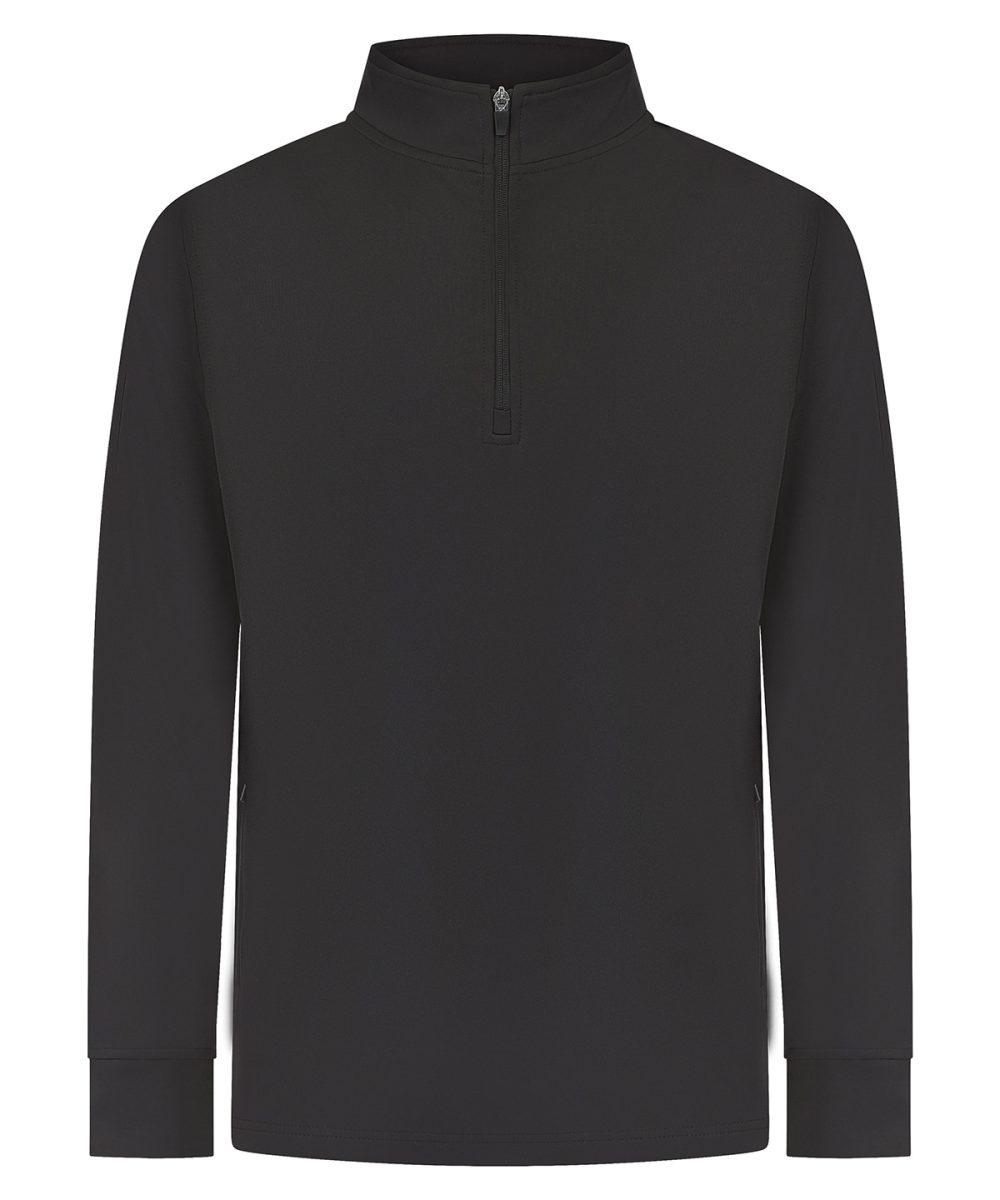 Black ¼-Tracksuit top