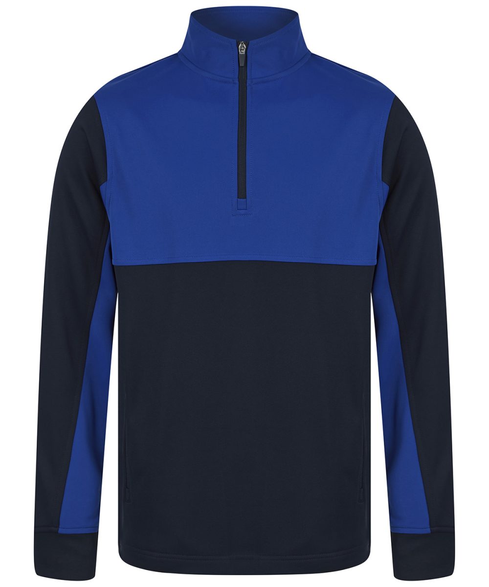 Navy/Royal ¼-Tracksuit top