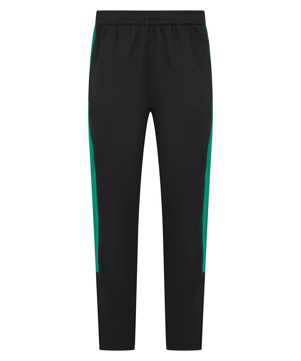 Black/Emerald* Knitted tracksuit pants